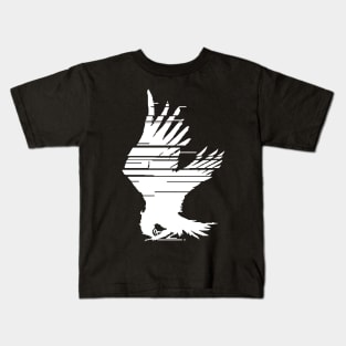 Raven ACVI Emblem for 621 - White Version Kids T-Shirt